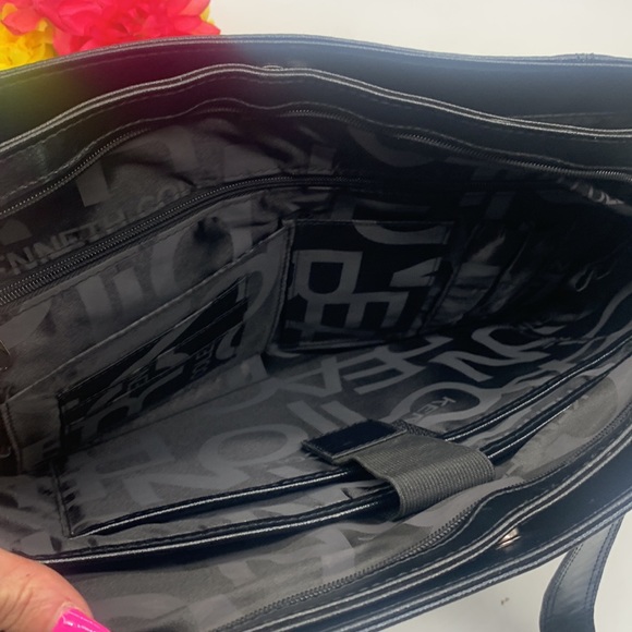 Kenneth Cole Reaction computer Tote Bag style 9959-52bk TRIPLE GUSSET 15.4". - Picture 11 of 16